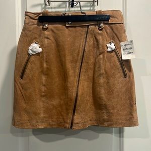 Blank NYC Tan Suede Skirt 27